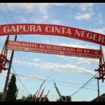 Pembuatan Gapura HUT Republik Indonesia ke – 74